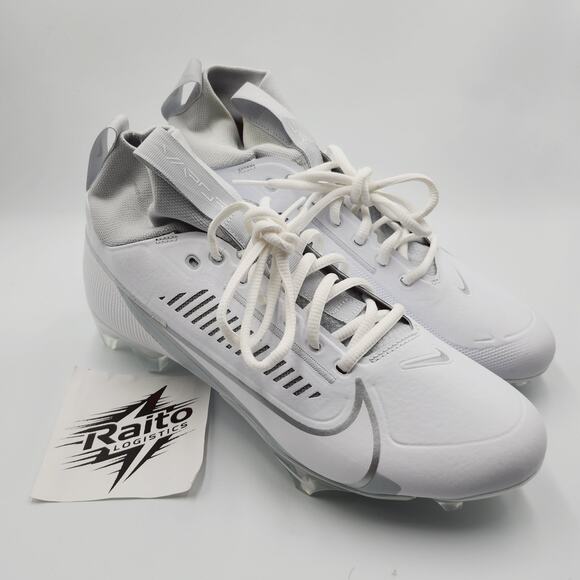 Mens Size 12.5 Nike Football Cleats Vapor Edge Pro 360 2 White Silver DA5456-100 main image 4